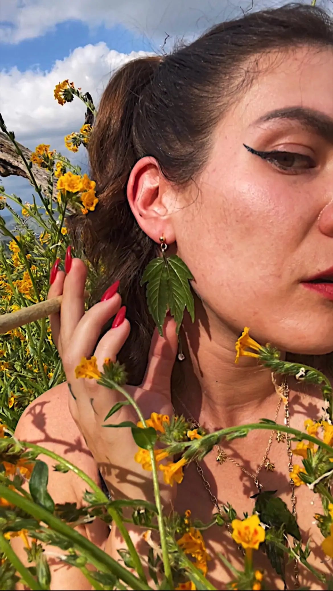 Aretes De Hoja - Canna Leaf Earrings(First Release is Sold Out) Ranchera Familia