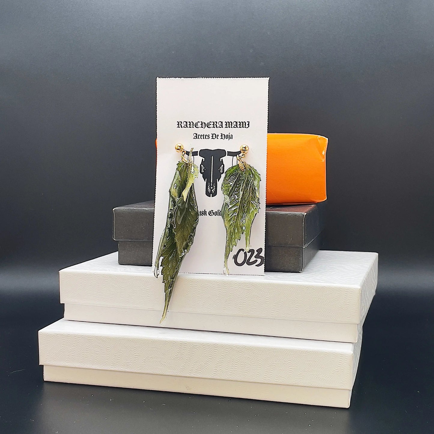 Aretes De Hoja - Canna Leaf Earrings(First Release is Sold Out) Ranchera Familia