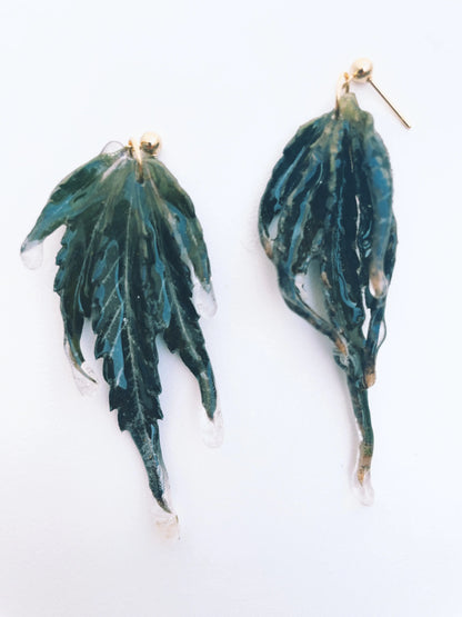 Aretes De Hoja - Canna Leaf Earrings(Second Release-SOLD OUT) Ranchera Familia