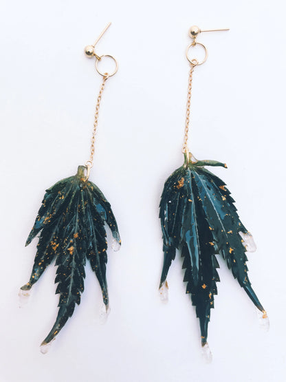 Aretes De Hoja - Canna Leaf Earrings(Second Release-SOLD OUT) Ranchera Familia