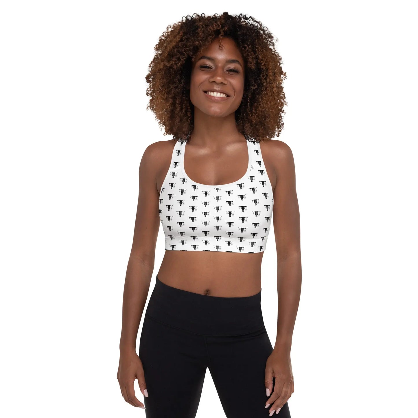 Ranchera Marigold Skull Padded Sports Bra Ranchera Familia