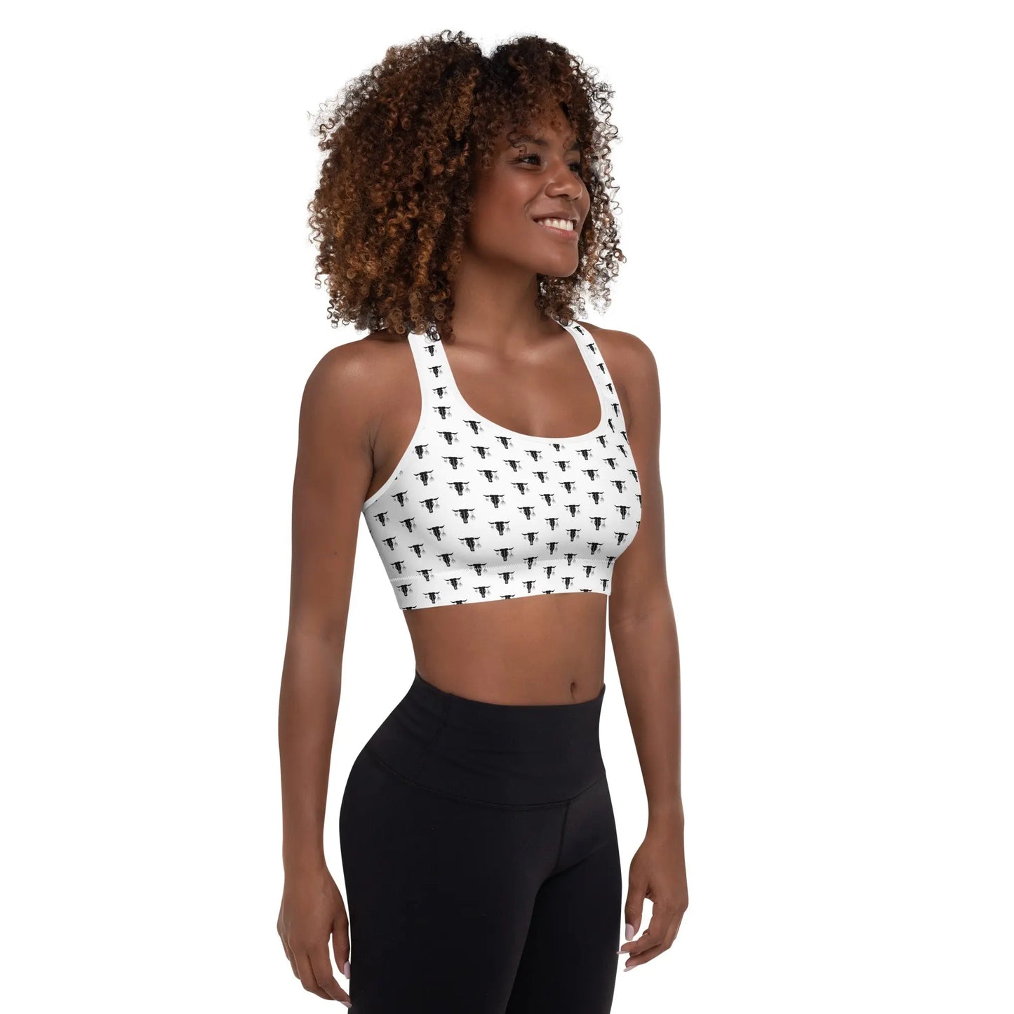 Ranchera Marigold Skull Padded Sports Bra Ranchera Familia