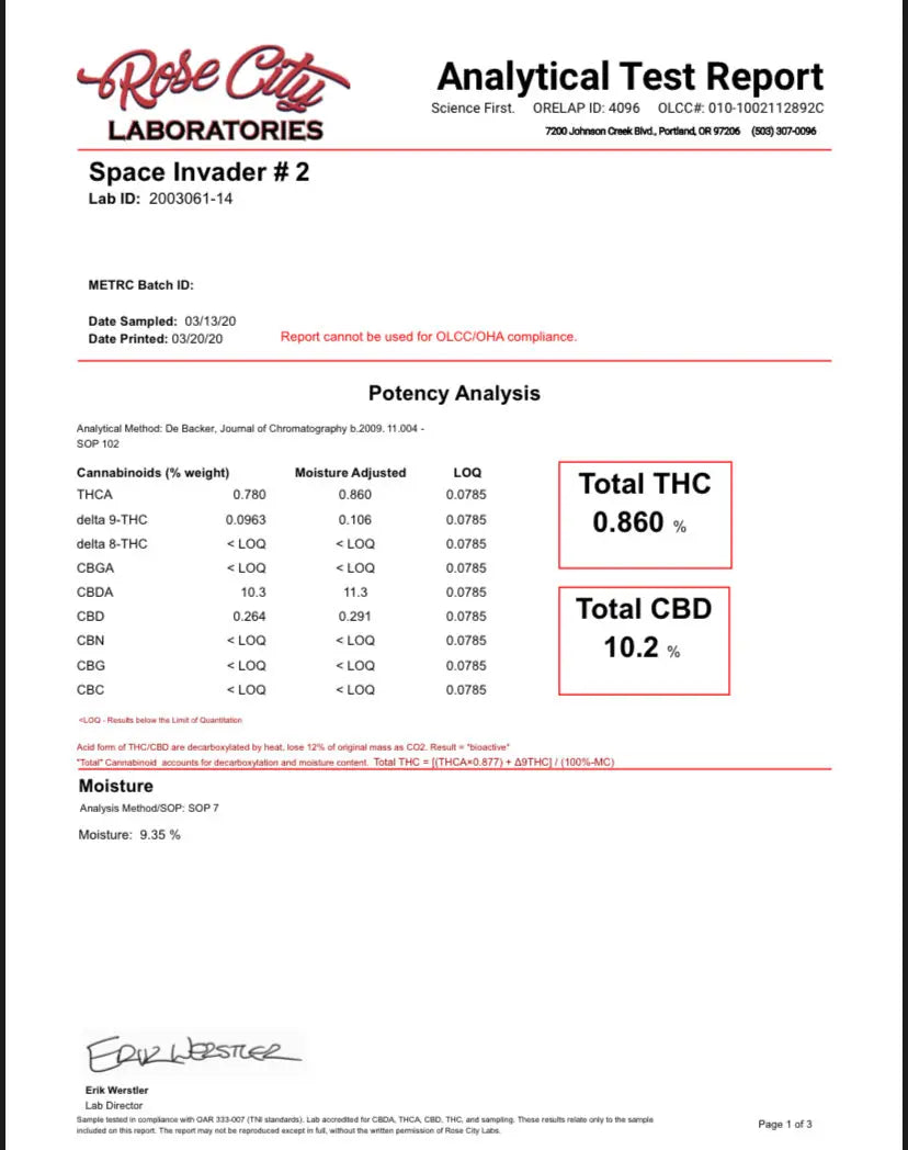 Space Invader Feminized CBD Hemp Seeds The Botanical Joint