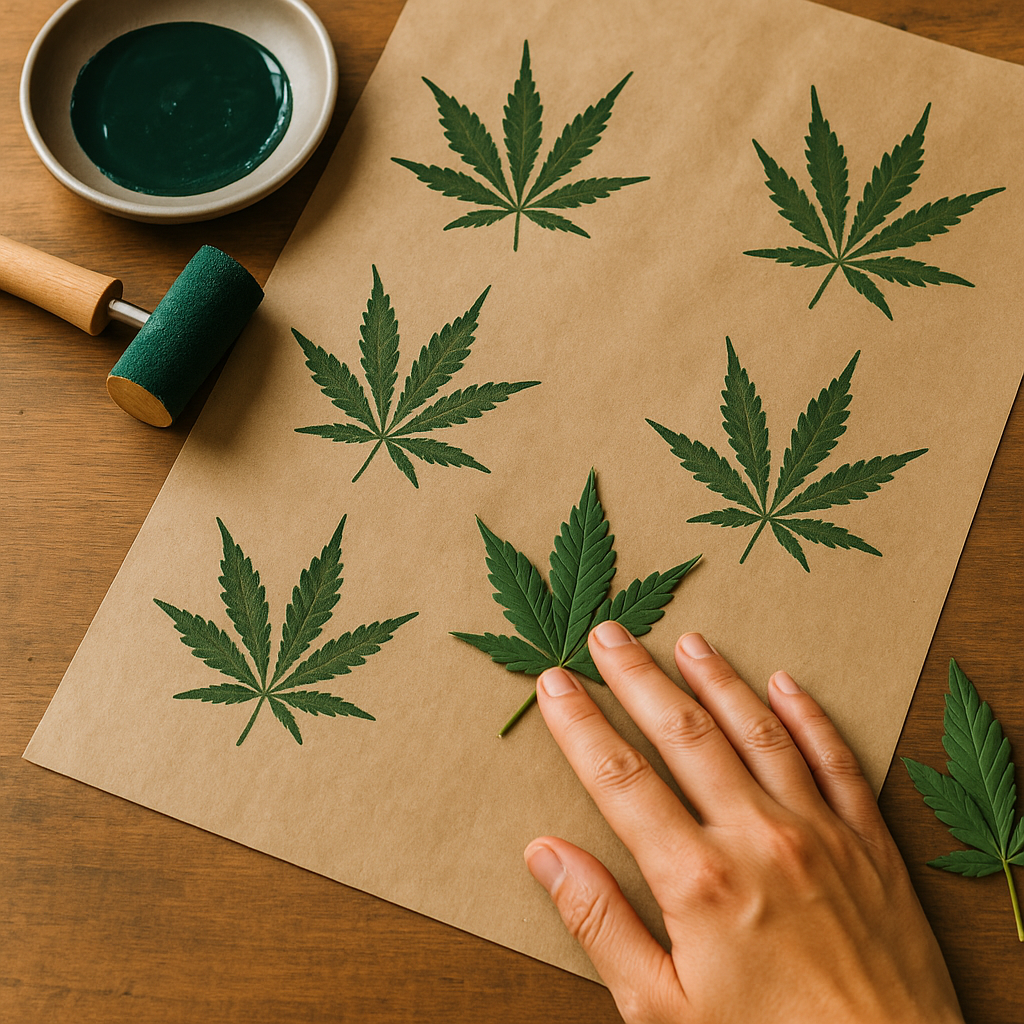 Custom-Hemp-Leaf-Wrapping-Paper Ranchera Familia