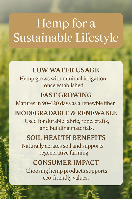 Why Hemp Is a Sustainable Choice for Eco-Conscious Consumers