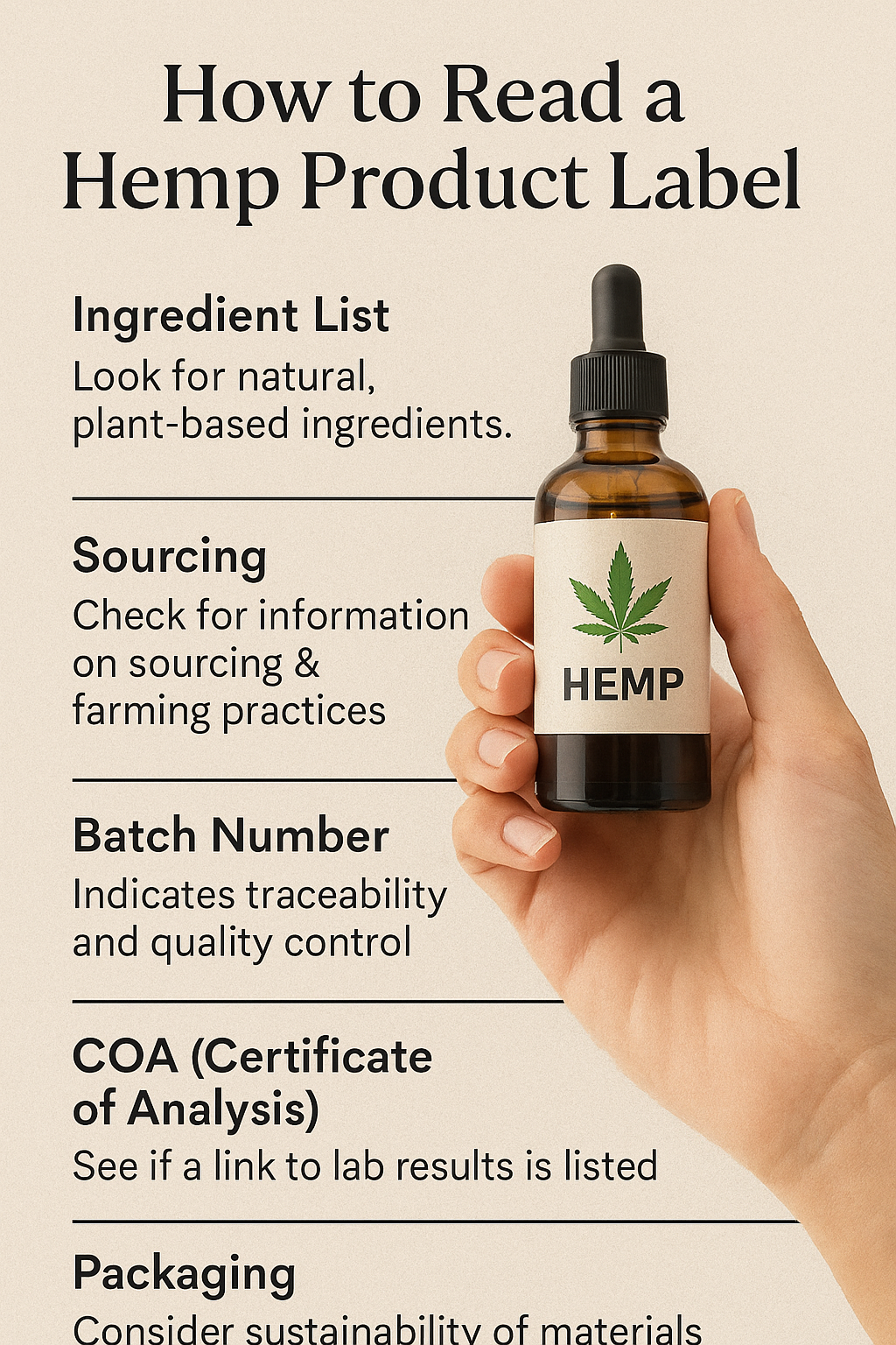 How to Read Hemp Product Labels: A Consumer’s Guide
