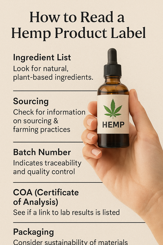 How to Read Hemp Product Labels: A Consumer’s Guide
