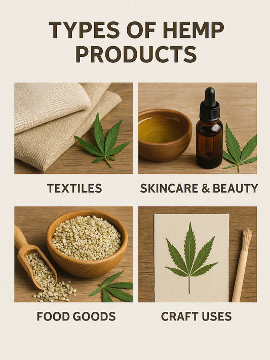 Different Types of Hemp Products Explained for Consumers