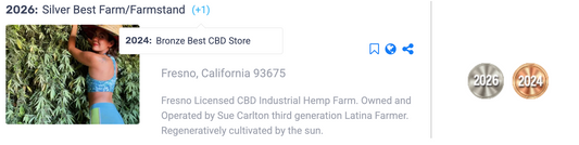 Ranchera Familia Wins Bronze — Best CBD Store 2024 Ranchera Familia