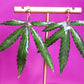 Aretes De Hoja - Canna Leaf Earrings Ranchera Familia