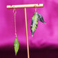Aretes De Hoja - Canna Leaf Earrings Ranchera Familia