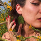Aretes De Hoja - Canna Leaf Earrings(First Release is Sold Out) Ranchera Familia