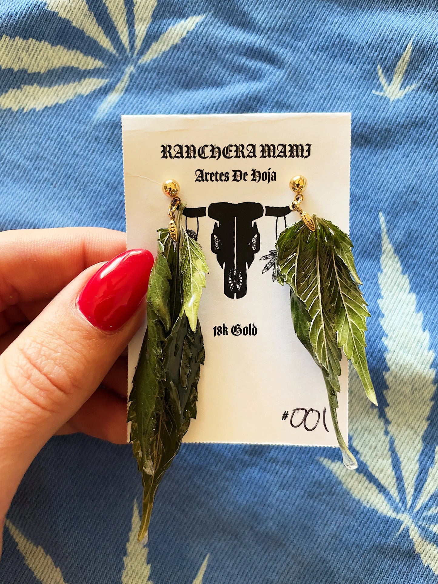 Aretes De Hoja - Canna Leaf Earrings(First Release is Sold Out) Ranchera Familia