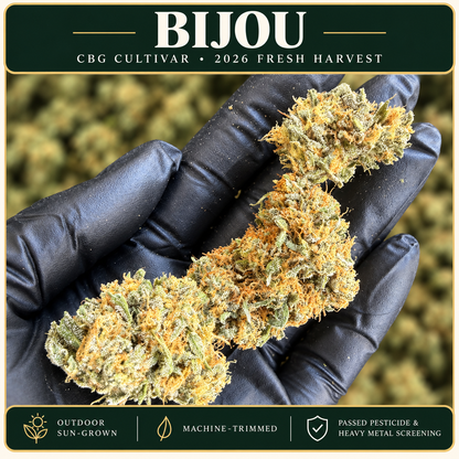 Bijou — CBG Cultivar | 2026 Fresh Harvest Hemp Coalition Worldwide
