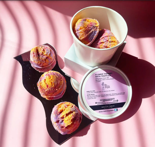 Flower Therapy CBD Bath Bomb Truffles Ranchera Familia