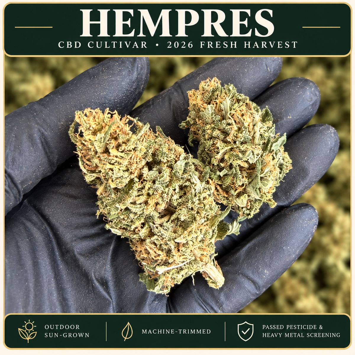 Hempress — CBD Cultivar | 2026 Fresh Harvest Hemp Coalition Worldwide