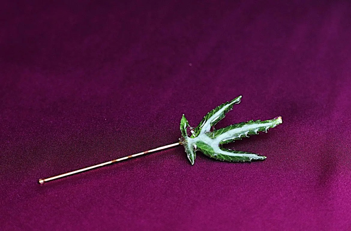 Pasador De Hoja - The Hemp Leaf Bobby Pin Ranchera Familia