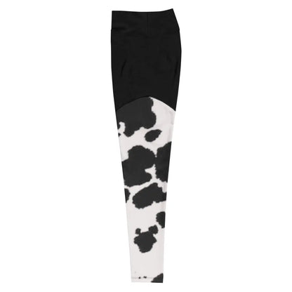 Ranchera Bow Chicka Cow Wow Women's Active Wear Sports Leggings Ranchera Familia