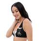 Ranchera Marigold Skull Black Padded Bikini Top Ranchera Familia