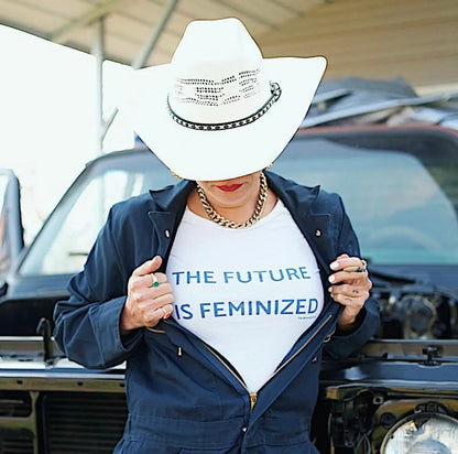THE FUTURE IS FEMINIZED WOMENS SHIRT Ranchera Familia