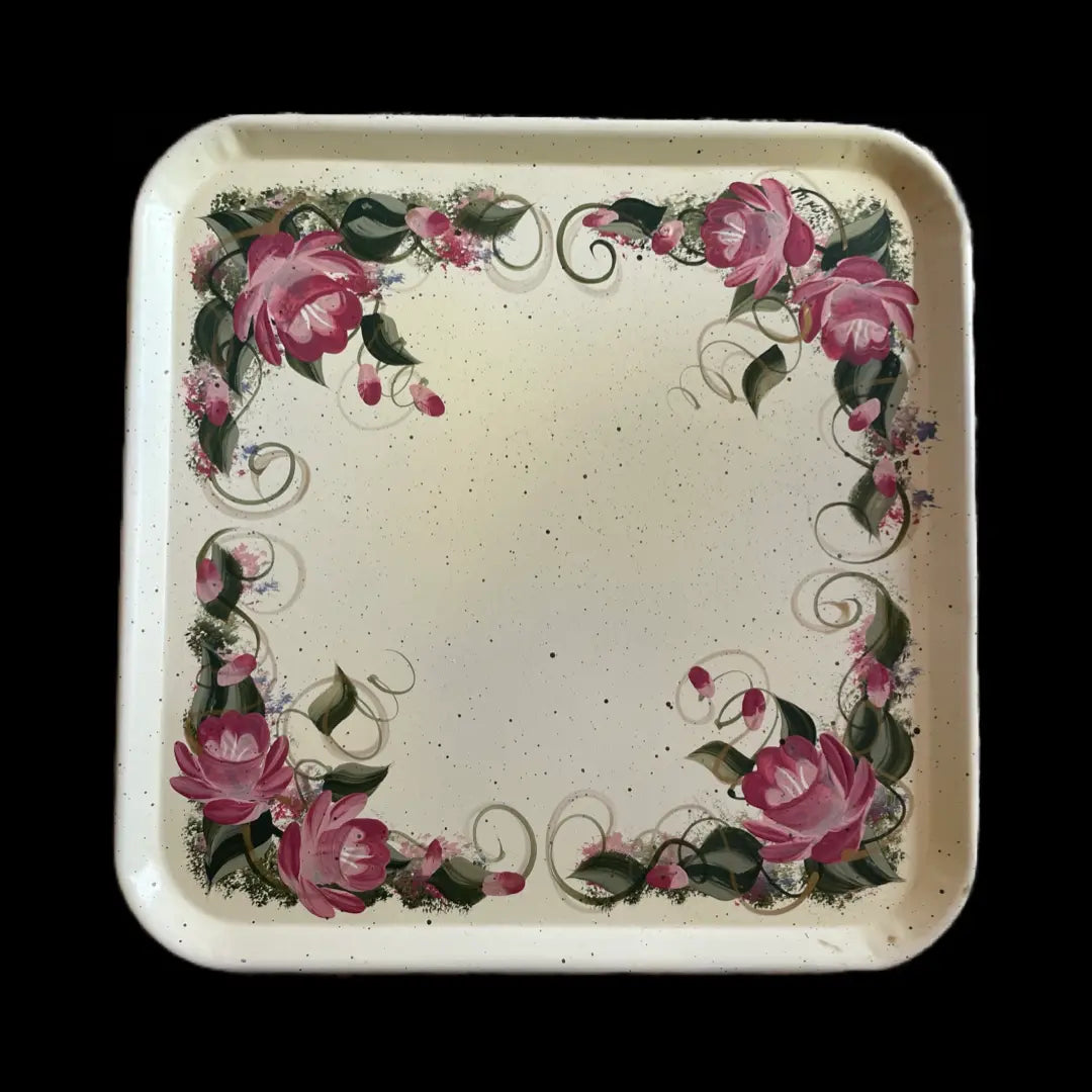 Vintage Floral Rose Rolling Trey(SOLDOUT) Ranchera Familia